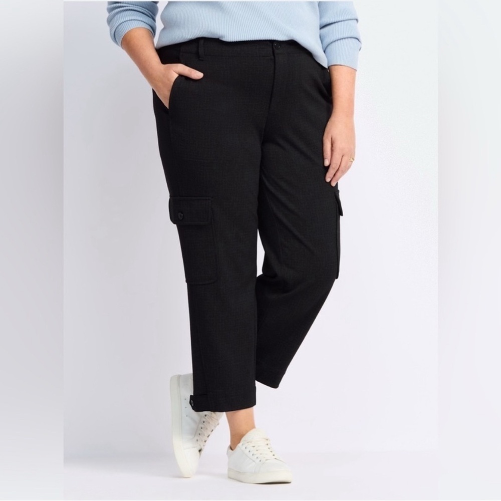 LIVERPOOL Utility Crop w/Tab
Hem & Cargo Pockets size 16